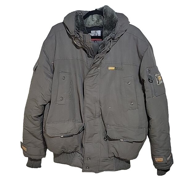 North Sportif Mountaineer Heavy Green Coat, Snow/Ski, Men's Medium - Picture 1 of 14